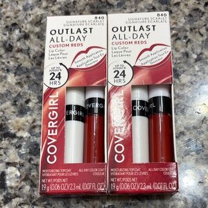 COVERGIRL Outlast All-Day Lip Color in Signature Scarlet Set of 2
